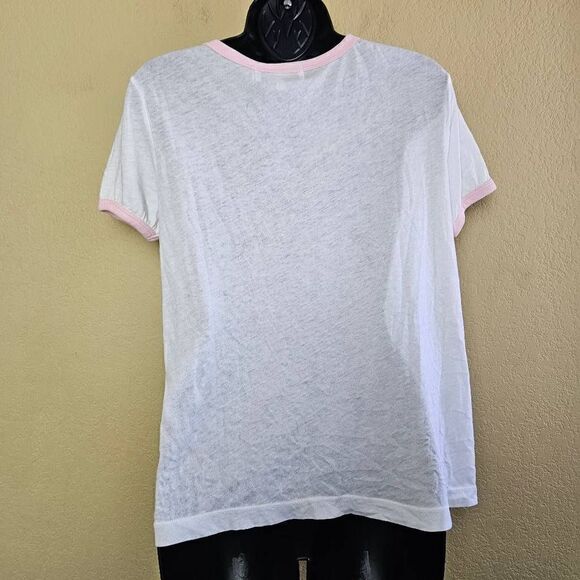 Wildfox Wild For The Weekend Graphic Ringer T-shirt - Picture 7 of 8